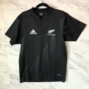 AUTH. ADIDAS NEW ZEALAND ALL BLACKS RUGBY JERSEY